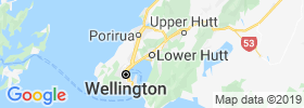 Lower Hutt map